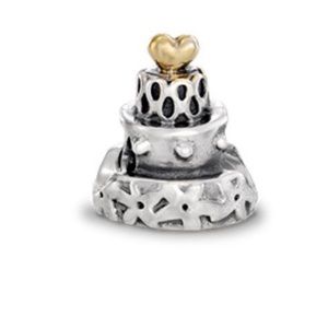 PANDORA Celebration / Wedding Cake Charm